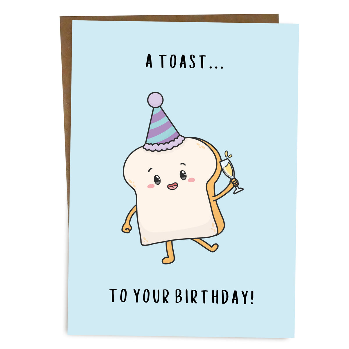 Happy Birthday Card Cute Pun Humour Card | byanika