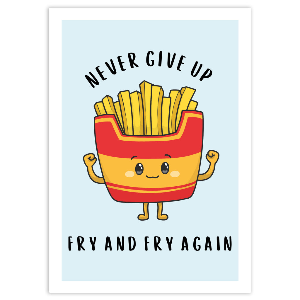 Fry & Fry Again - Wall Art, Illustrated Prints | BYANIKA